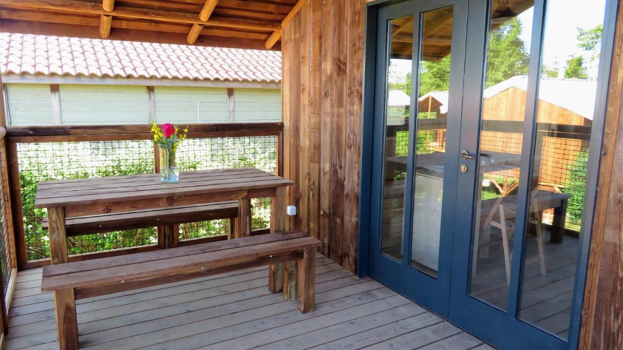Lodges Du Camping Les 4 Saisons Grane Exterior foto