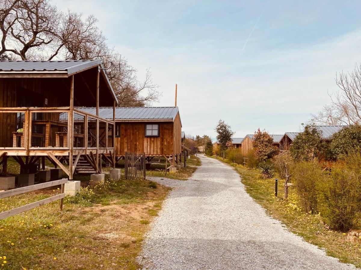 Lodges Du Camping Les 4 Saisons Grane Exterior foto