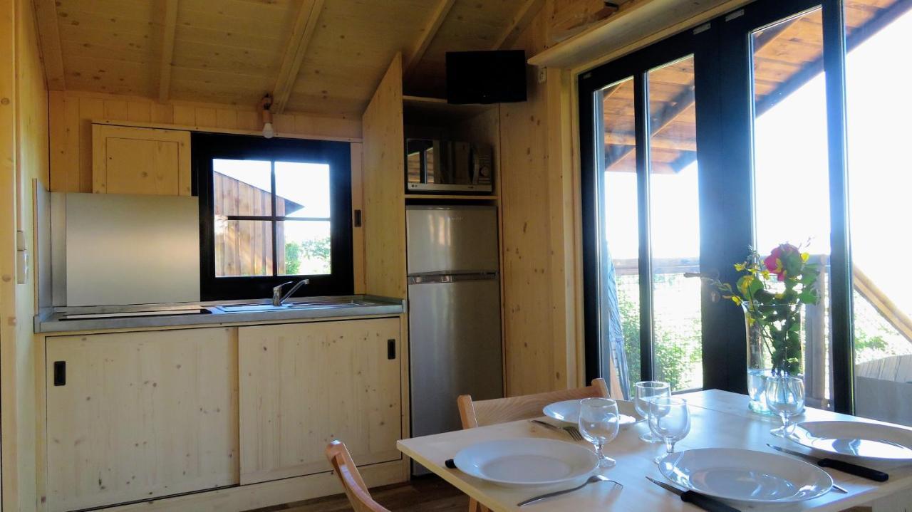 Lodges Du Camping Les 4 Saisons Grane Exterior foto